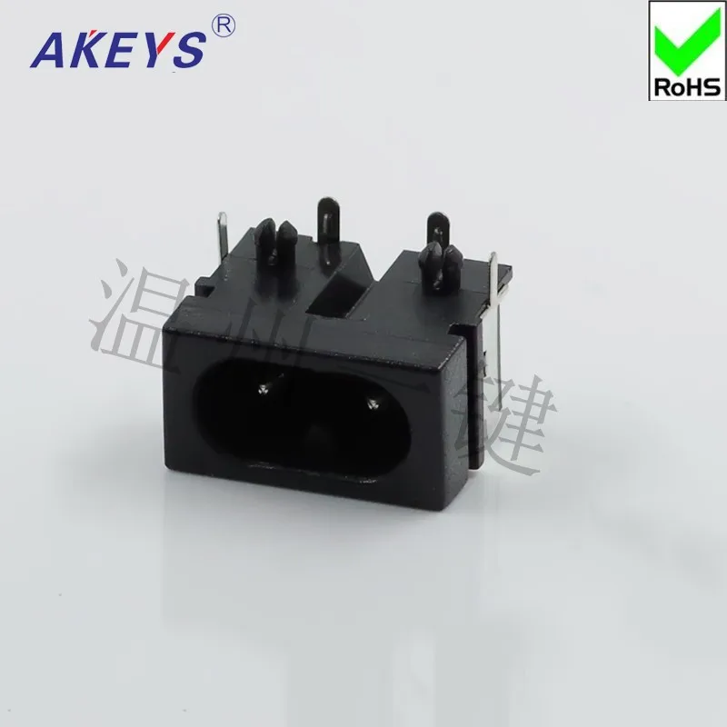 10 PCS AC-019A-ZJ Power socket High quality mother seat 90 degrees 8 words eight words socket 10A250V plum socket