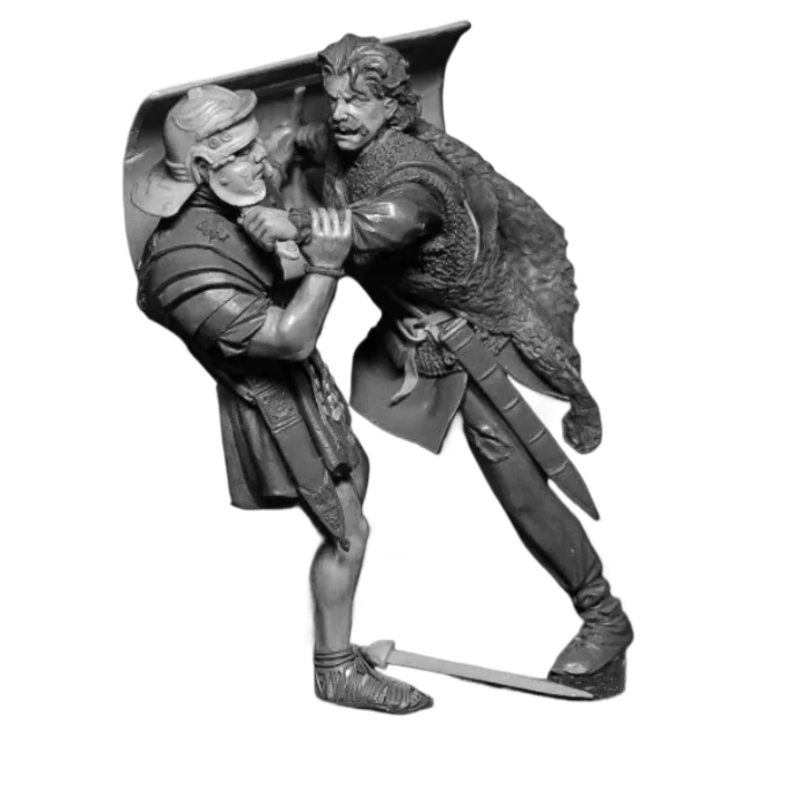 1/24 Scale 75mm Die-Cast Resin Figure Model Kit Ancient Roman Battles Miniature Toys Unassembled Unpainted DIY Diorama view 4