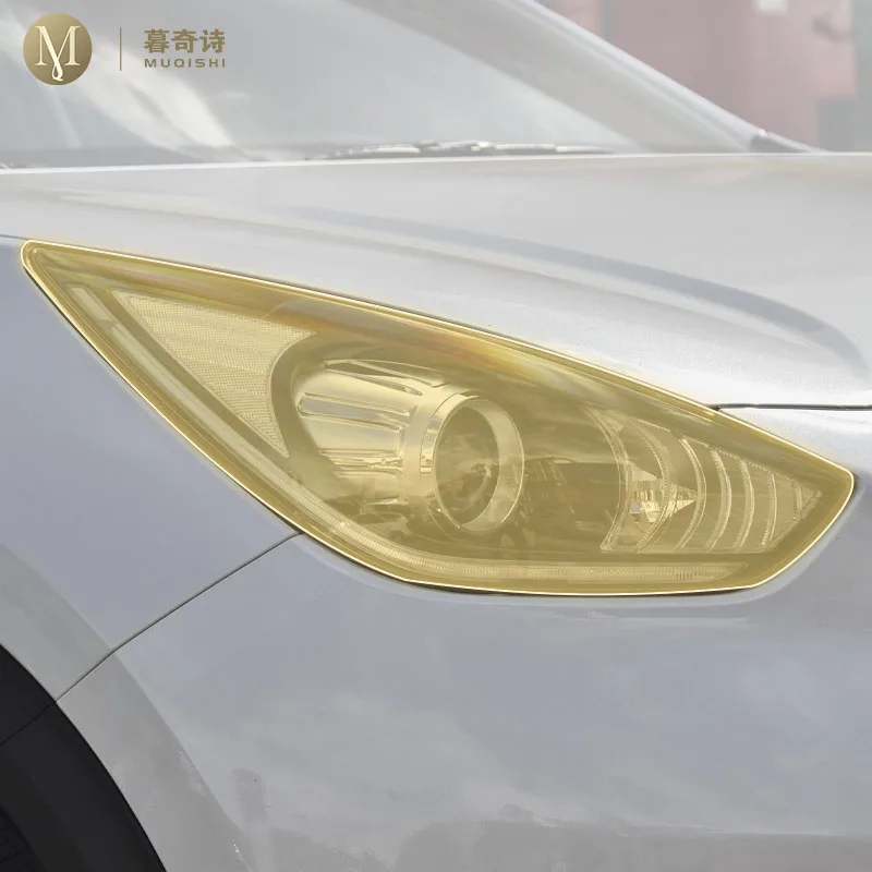 MUQSHI Pre cutting Car Exterior Headlights PPF transparent protective film TPU scratch resistant film For Kia NIRO SG2 2016-2021