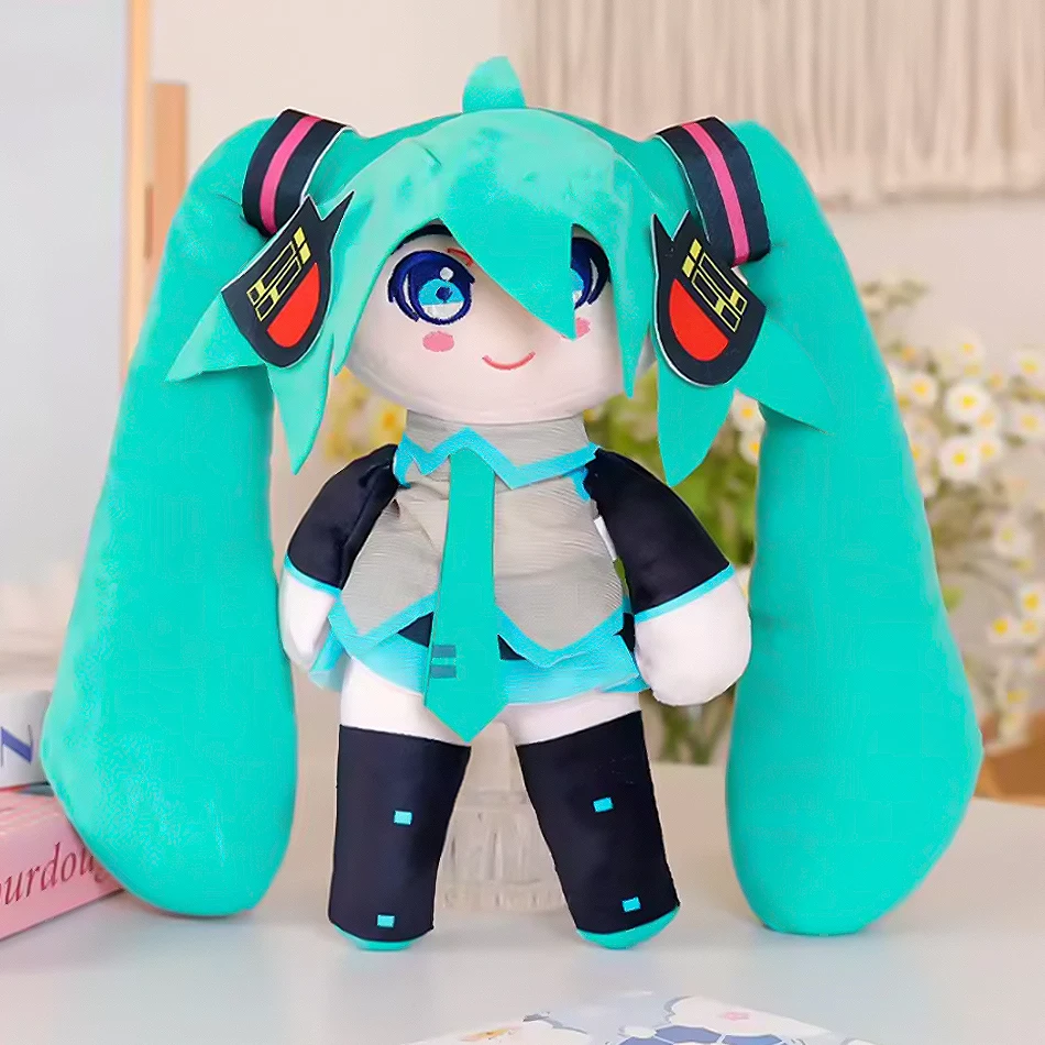 25cm  Anime Hatsune Miku Plush Doll Beautiful Girl Peripheral Plush Toy Kawaii Pillow Girl Birthday Gift Couple Gift