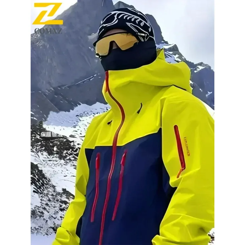 

Autumn Mens Windbreaker 2025 Outdoor Mountaineering Travel Windproof Jacket Fashion Hooded Slim Fit Waterproof Versatile Coat