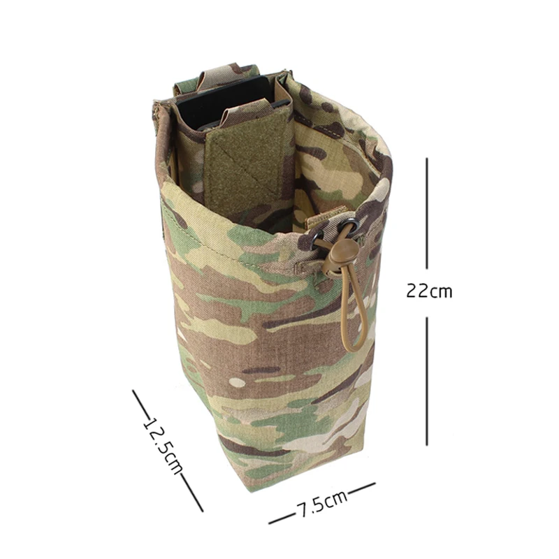 Outdoor Outdoor Waist MOLLE Dump Pouch Single 5.56 Quick Pull Combined Recycling Bag for Belt