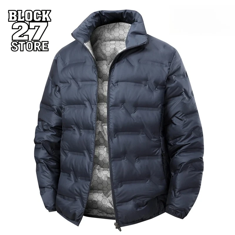 

Harajuku Мужская зимняя куртка на белом утином пуху, теплая толстая куртка-пуховик с воротником-стойкой, водонепроницаемая ветрозащитная куртка высокого качества, модная