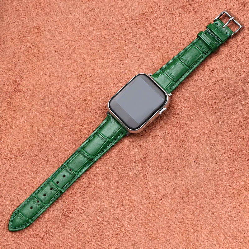 Leather strap For Apple watch band Ultra 2 49mm 44mm 40mm 38mm/42mm sport loop bracelet iWatch series 9 8 7 3 4 5 6 se 41mm/45mm