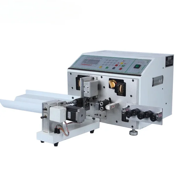 Automatic patch cord cable wire cutting stripping wire twisting machine