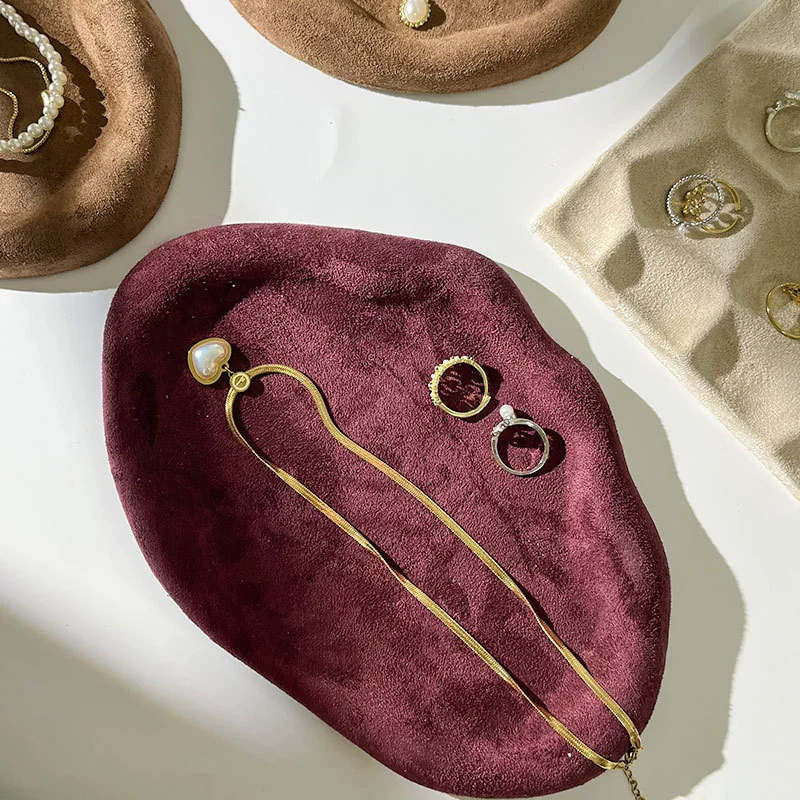 

Красочный поднос для ювелирных изделий для кольца, брошь-гвоздик, заколка для волос, ювелирный магазин, аксессуар для счетчика, маленькая тарелка для хранения ручной работы