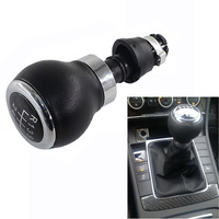 5/6 speed Leather Car Shift Gear Knob Lever Gaitor Boot Cover  For VW Passat B6 B7 CC 2005-2011 Auto Accessories