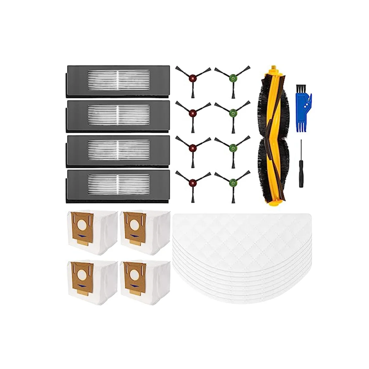 

Аксессуары для Cobos er, боковая щетка OZMOT8 T9 N8Pro, роликовая щетка, чистящий тряпичный фильтр