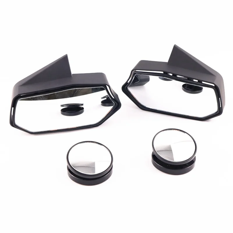 

A51K-Motorcycle Rearview Mirror With Little Mirror For Xmax300 2023 2024 Wide Angle Blind Spot Mirror