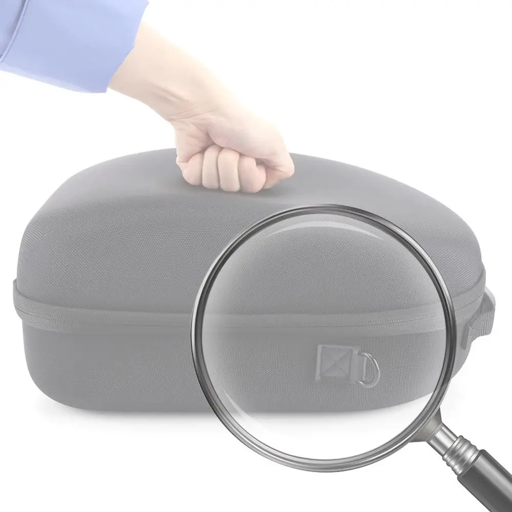 

Портативная сумка для хранения, чехол для объектива, противоударная жесткая сумка для переноски, кабельные стяжки, защита от царапин и падений, с плечевым ремнем для Meta Quest 3