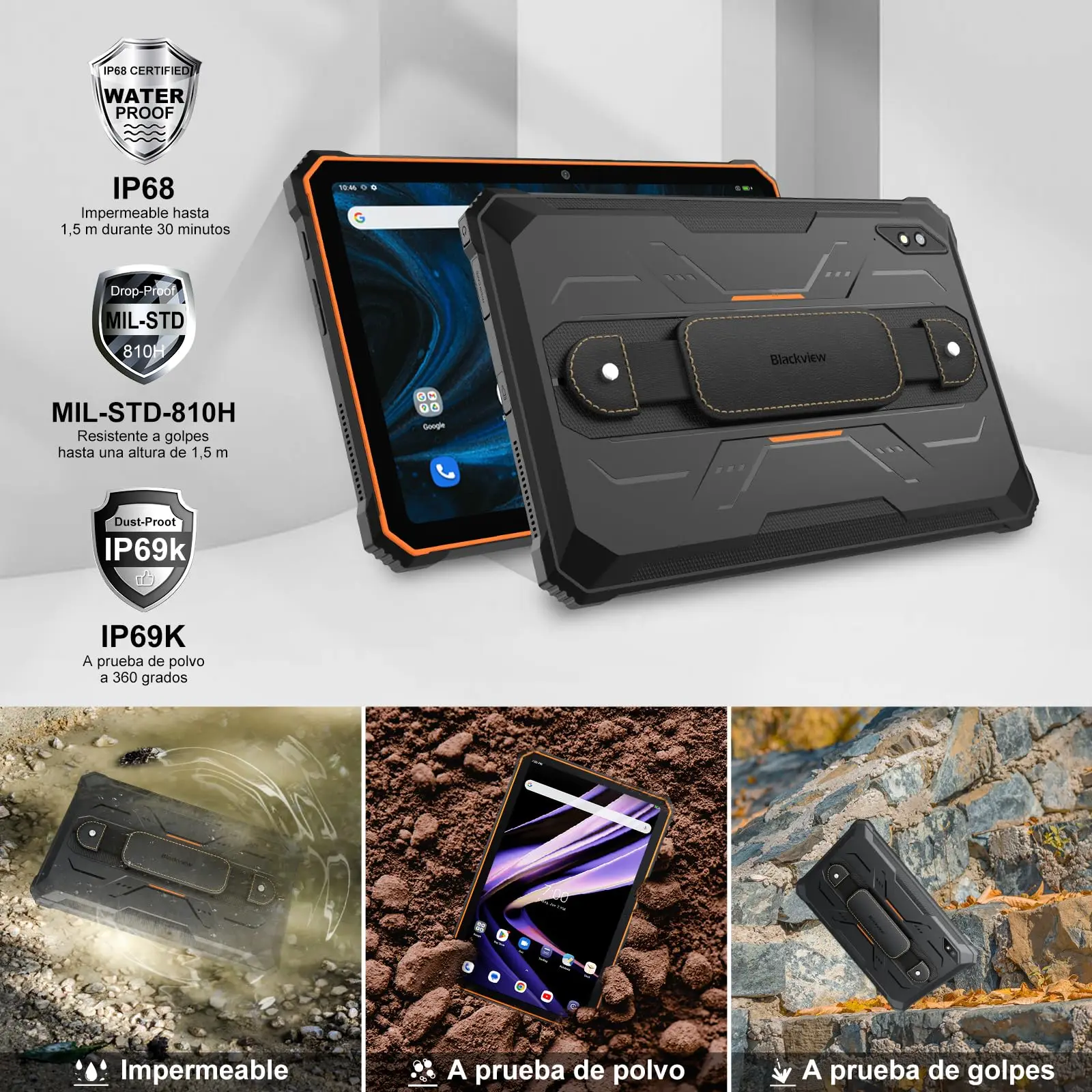 Blackview Active 8 Pro First Rugged Tablets 10.36\