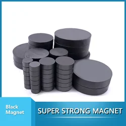 Black Round Strong Magnets Dia 14mm 15mm 16mm 17mm 18mm Ferrite Ordinary Magnet Y30 Black Disc Fridge Magnets