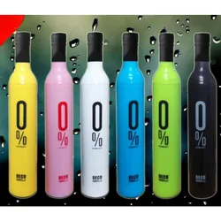 Bottle Umbrella Fashion Umbrellas Wine Bottle Umbrella 3-Folding Umbrella Fashion Creative Styles for Choosing