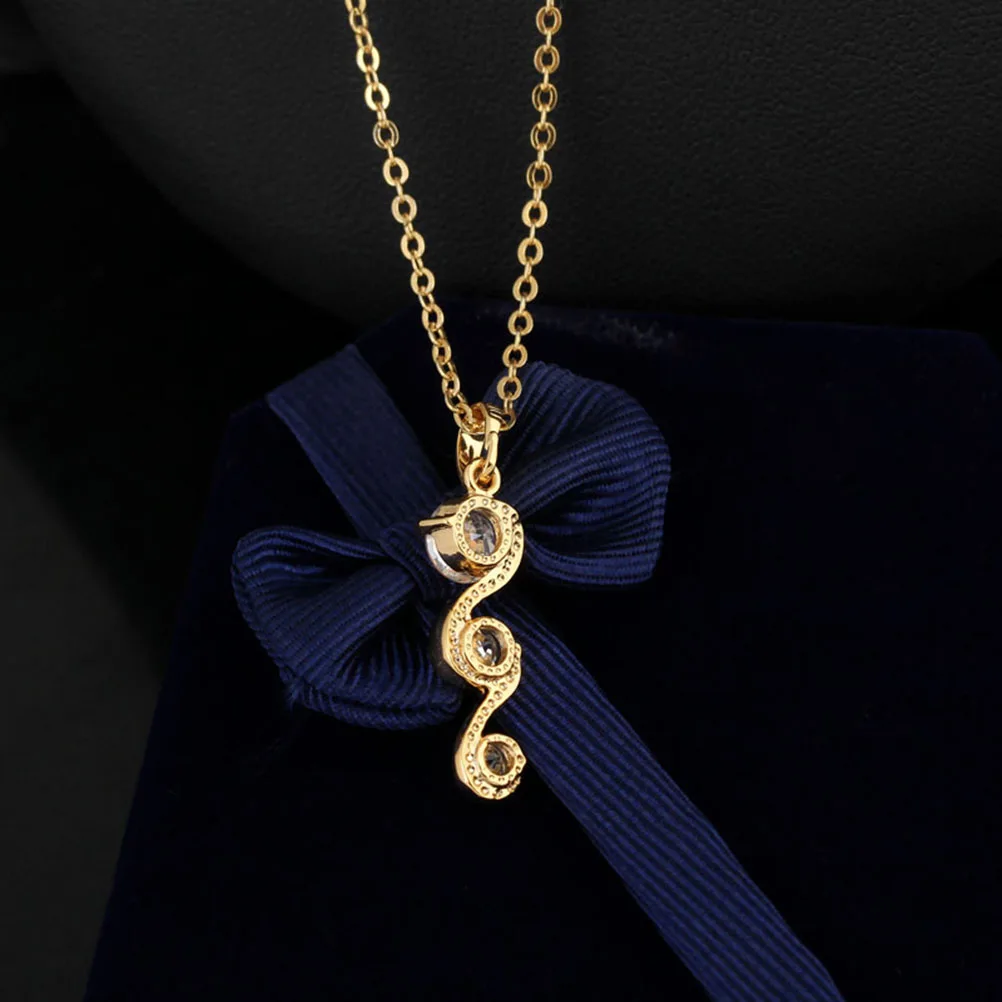 

Necklaces Zircon Sweater for Women Pendant Holder Fashion Vintage Golden Tassel Chain Long Statement Charm