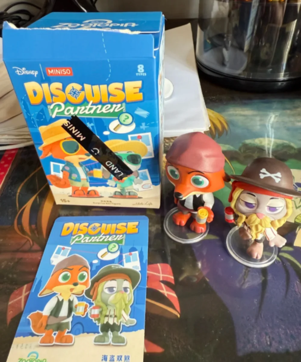 

Genuine Zootopia 2 Disguise Partner Series Blind Box Cute Nick Judy Mystery Box Action Figure Anime Doll Collection Surprise Bag