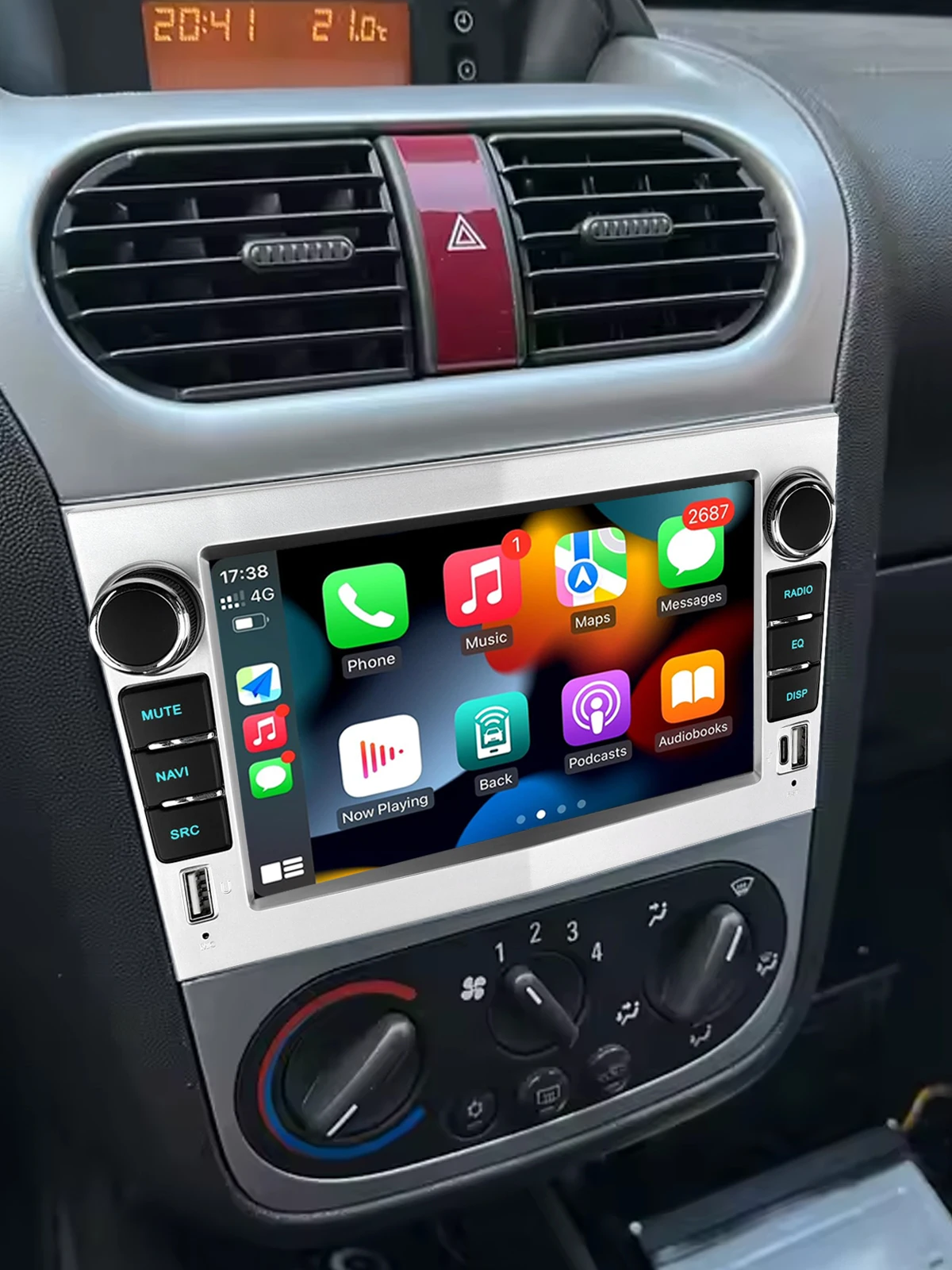 MOPECT 2Din 7“ Android autoradio voor Opel Astra H G J Zafira B Corsa C D Antara Vectra Vivaro GPS RDS Dual USB CarPlay autoradio - afbeelding 2