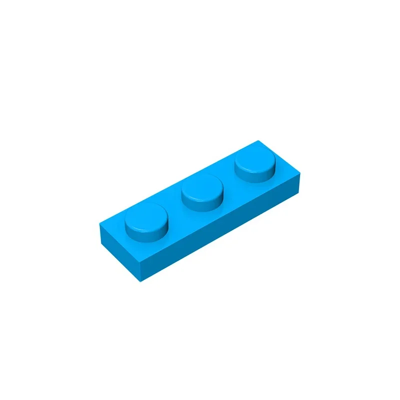 Gobricks GDS-503 Platte 1 x 3, kompatibel mit Lego 3623 Teilen, DIY-Baustein für Kinder, Partikelplatte zum Selbermachen