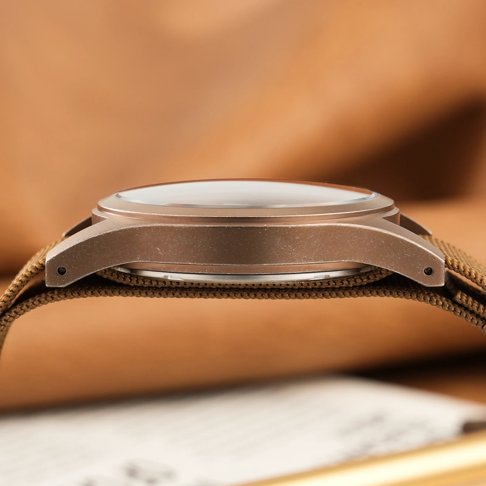 Reloj Militado ML05 Vintage VH31, movimiento de cuarzo, relojes de campo militar, cristal de zafiro con revestimiento AR muy transparente, reloj de pulsera