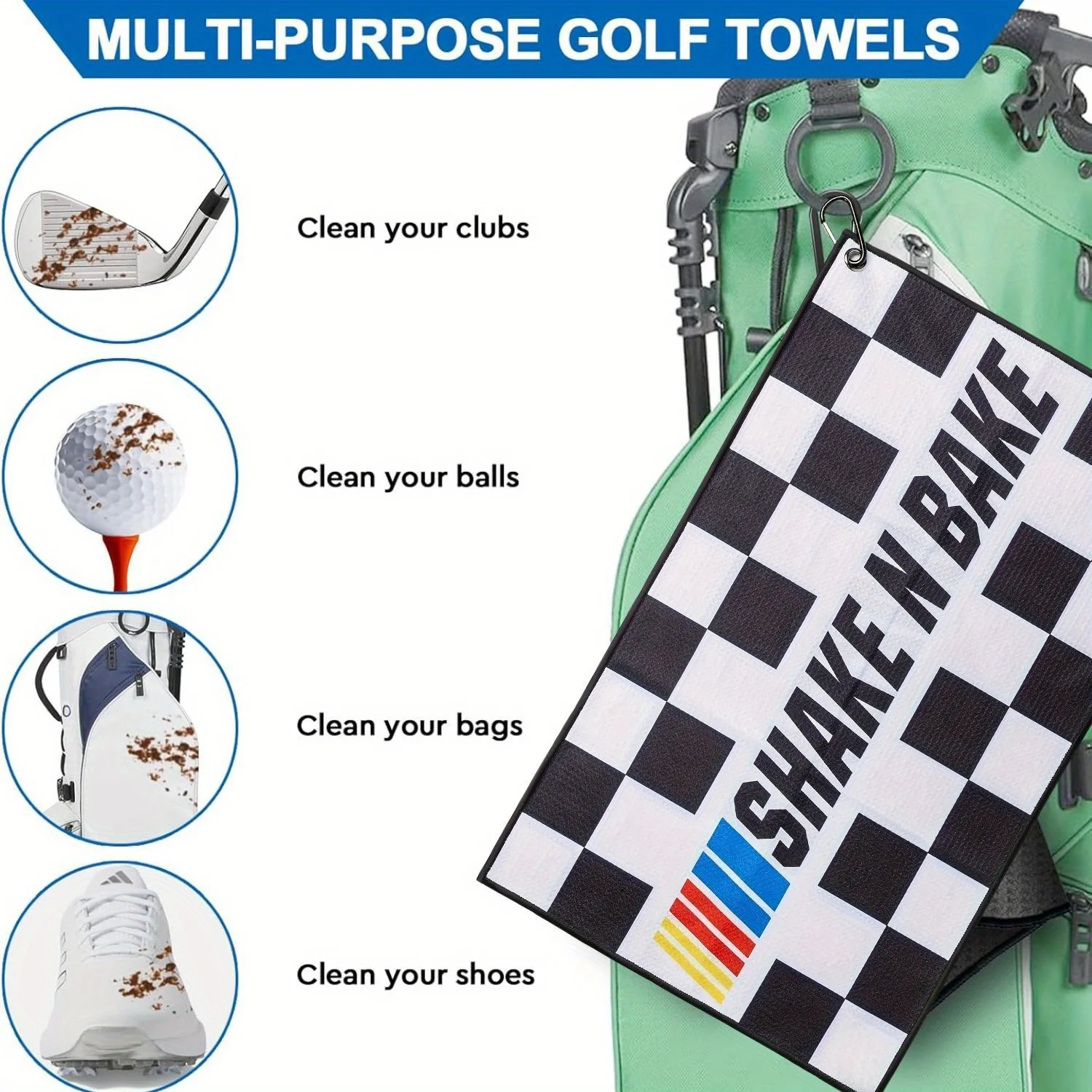 面白いマイクロファイバープレミアムゴルフタオル、男性と女性の - Women'S Golf Accessories のレビューと価格