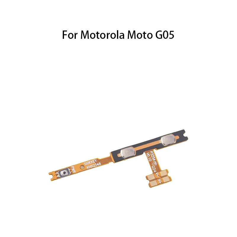 Power ON OFF Mute Switch Control Key Volume Button Flex Cable For Motorola Moto G05