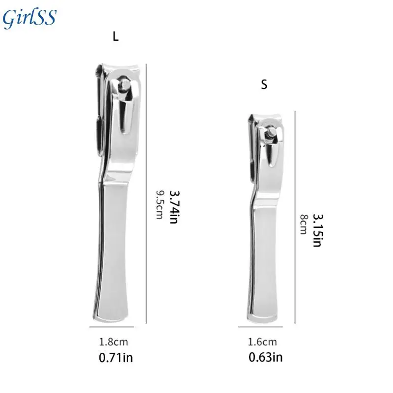 تصميم دوار لقص الأظافر من الفولاذ المقاوم للصدأ بشفرة واسعة لتشذيب دقيق T4MB
