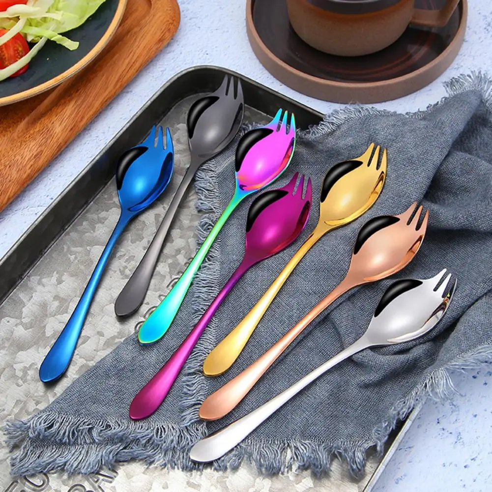 

Long Handle Spoon Elegant 304 Stainless Steel Long Handle Cutlery Set for Dessert Cake Soup Salad Mirror Polished for Dining