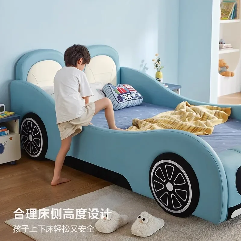 Children Bedroom Massage Bed Luxury Double Full Queen Frame Modern Safe Bed Platform Wooden Letto Matrimoniale Home Furniture