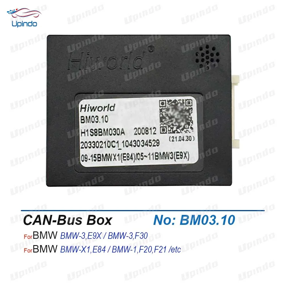 CAN-Bus Adapter for BMW 1/X1/3/E9X/F30/E84/F20/F21 Android Head Unit - Car Radio CANBus Decoder Accessories