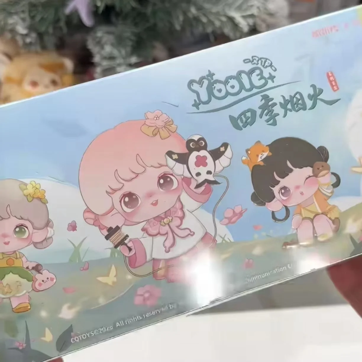 

Original Yooie Seasons Fire works Series Mini Blind Box Cute Girl Figure Figurines Model Doll Desktop Ornament Gift For Girls