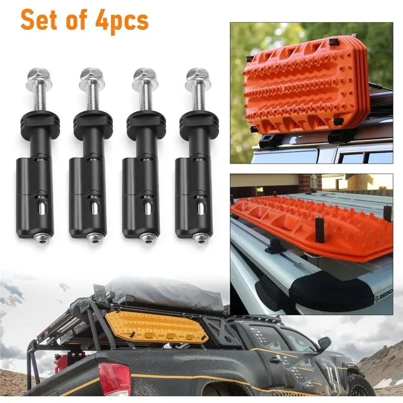 A59Z-For Maxtrax MKII Recovery Traction Board Compatible 4PCS Drawbar Mounting Pin Kit With Password Lock Performance Reliabilit