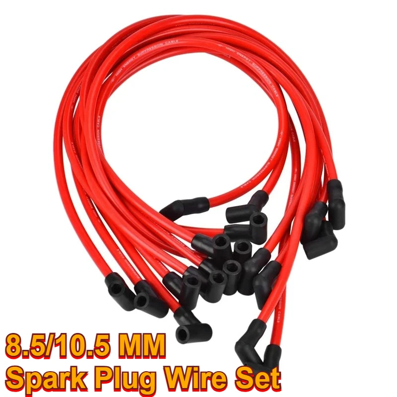 Zestaw przewodów zapłonowych Reliable-8.5/10.5 MM, SP10-390-1010, wysokowydajne przewody zapłonowe do AM General Isuzu HEI SBC BBC 35