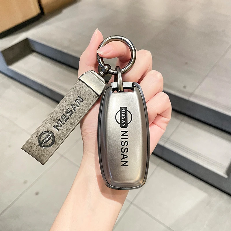 

For Nissan Rouge Kicks Pathfinder J12 Ariya Altima Rogue Qashqai Bluebird Sylphy Remote Car Key Case Cover Holder Accessories