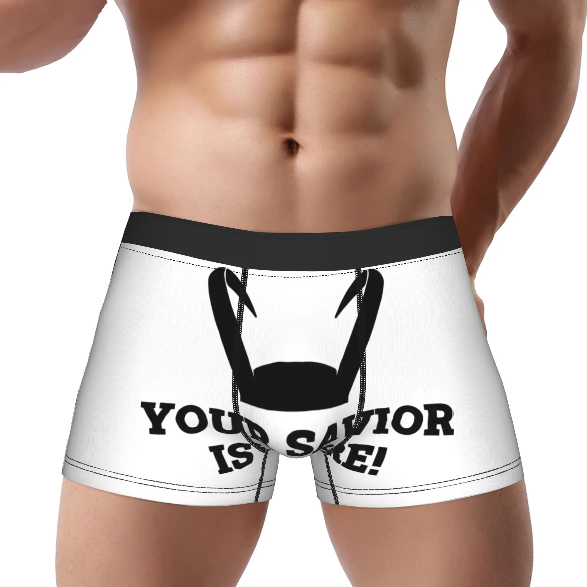 

Your Savior Is Here Loki Underpants Breathbale Panties Men's Underwear Print Shorts Boxer Briefs