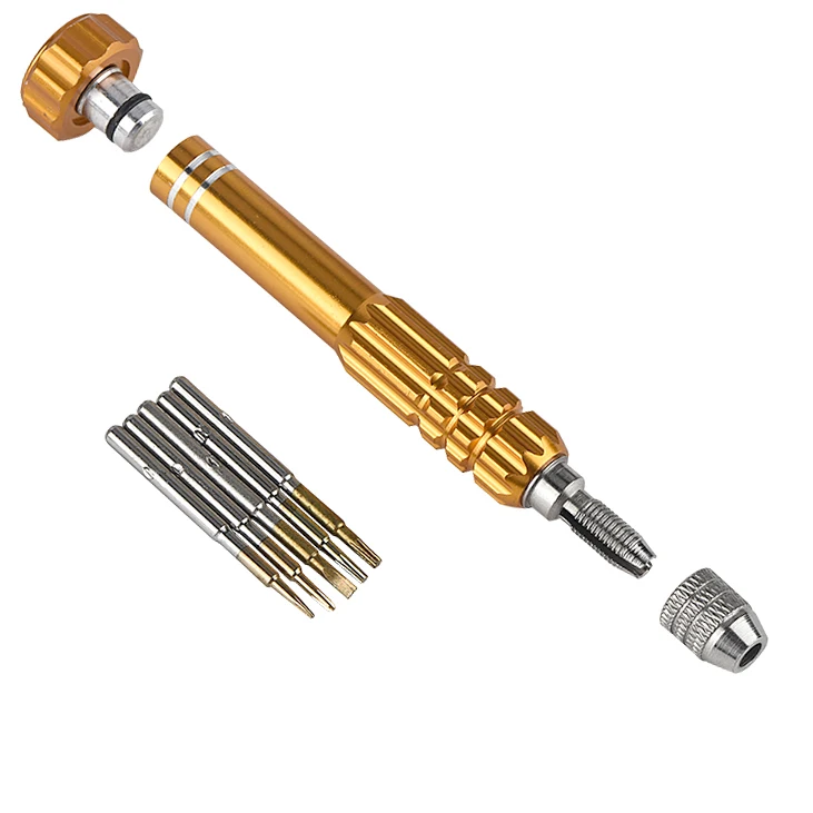 JCD-Mini destornillador de precisión 5 en 1, reparación electrónica, Kit de herramientas de reparación de apertura para iPhone, cámara, reloj, tableta, PC