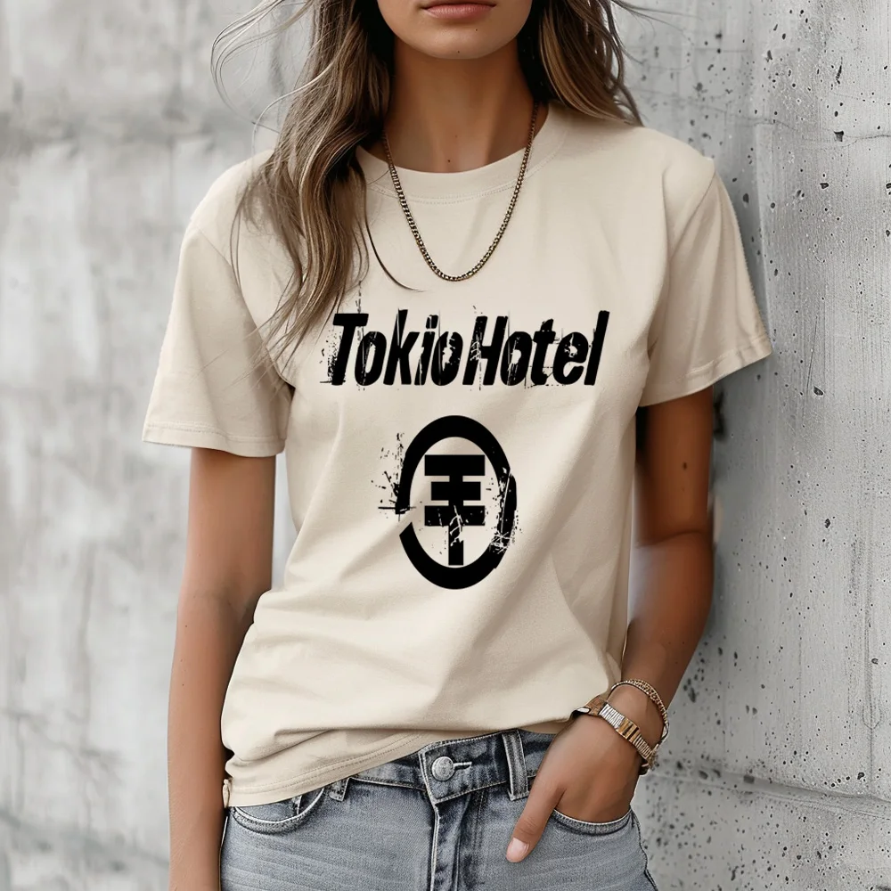 Tokio Hotel top women designer Japanese anime tshirt girl comic harajuku y2k clothes