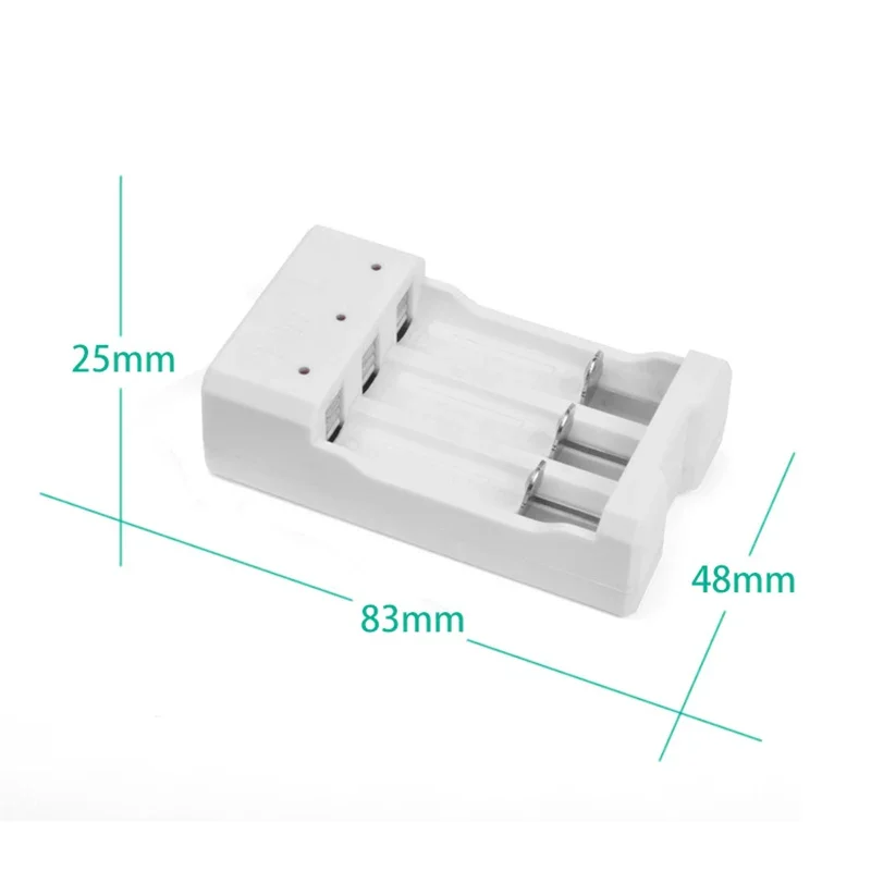 Universal USB Output 3 / 4 Slot Battery Charger Adapter For AA / AAA Battery Rechargeable Quick Charge Battery Charging Tools