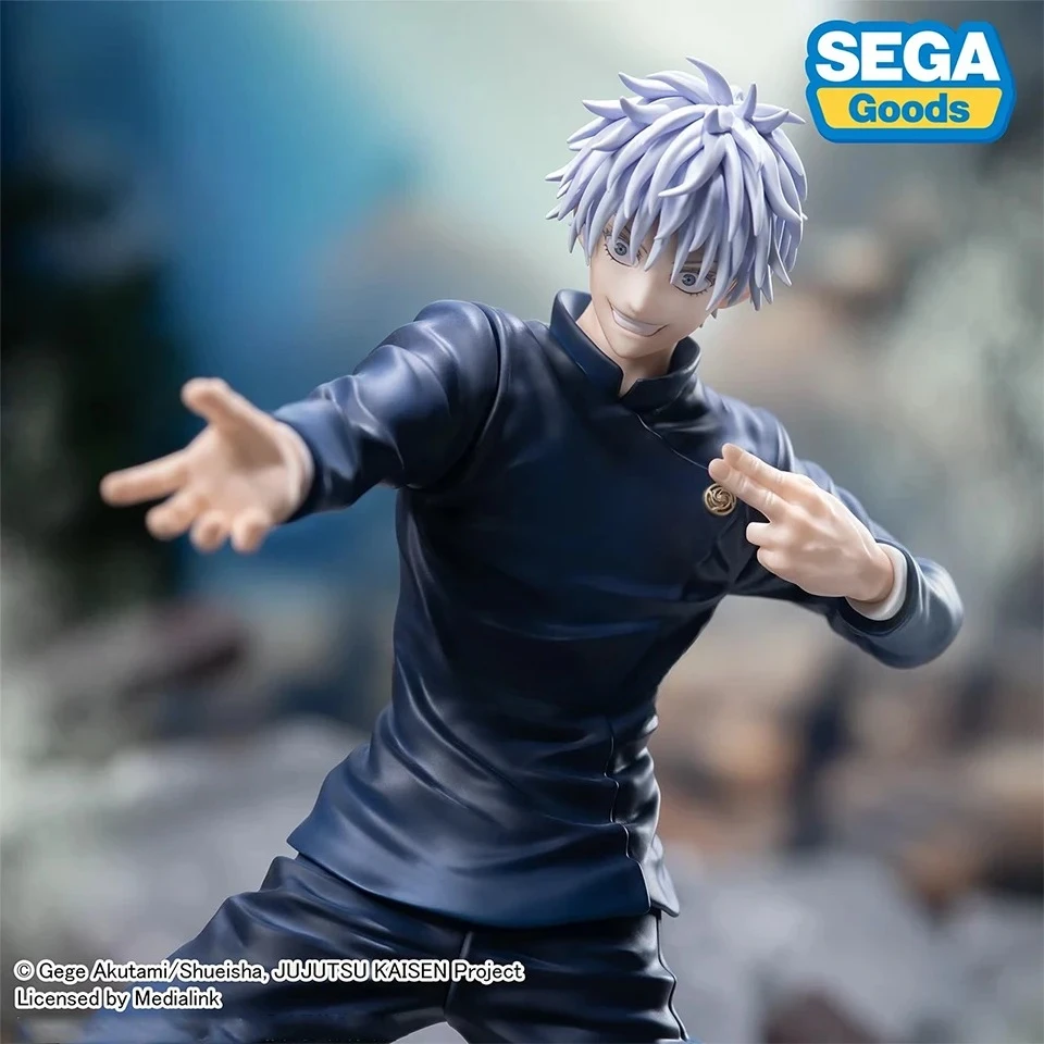 

100% Original Bandai Genuine SEGA Jujutsu Kaisen 19cm Gojo Satoru Moving Figure Model Collection Toy Gift