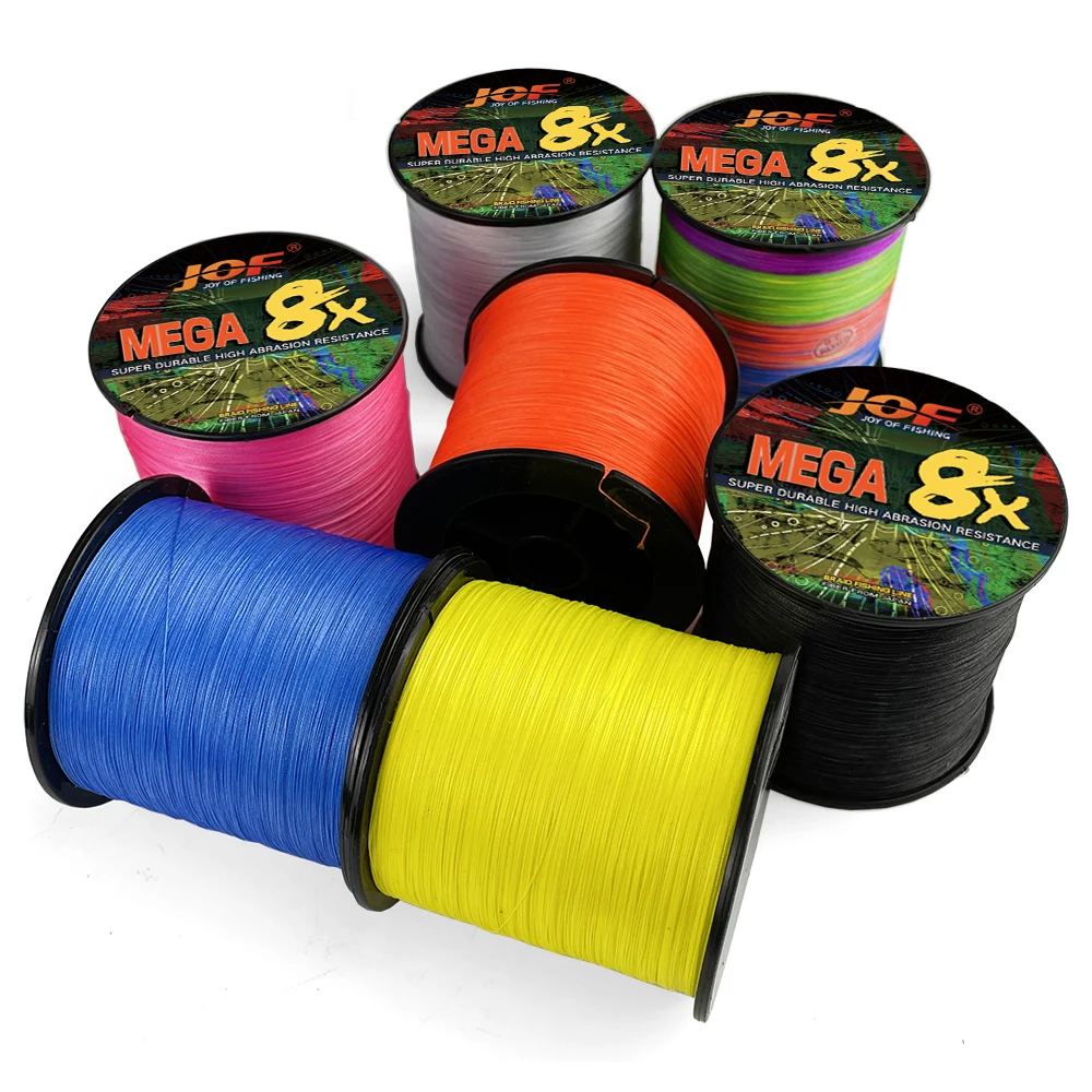 1000m 8 Strands 9 Strands 16 Strands Japan Super Strong 18-200LB PE Braided Fishing Line Multifilament Braid Thread 8-91kg