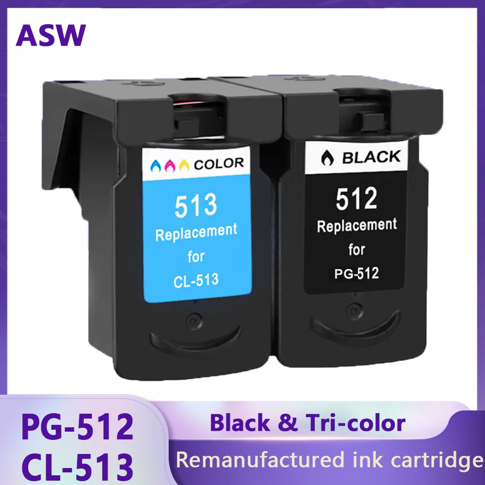 Compatible PG512 CL513 for Canon pg 512 cl 513 ink cartridge for Pixma MP230 MP250 MP240 MP270 MP480 MX350 IP2700 printer pg-512