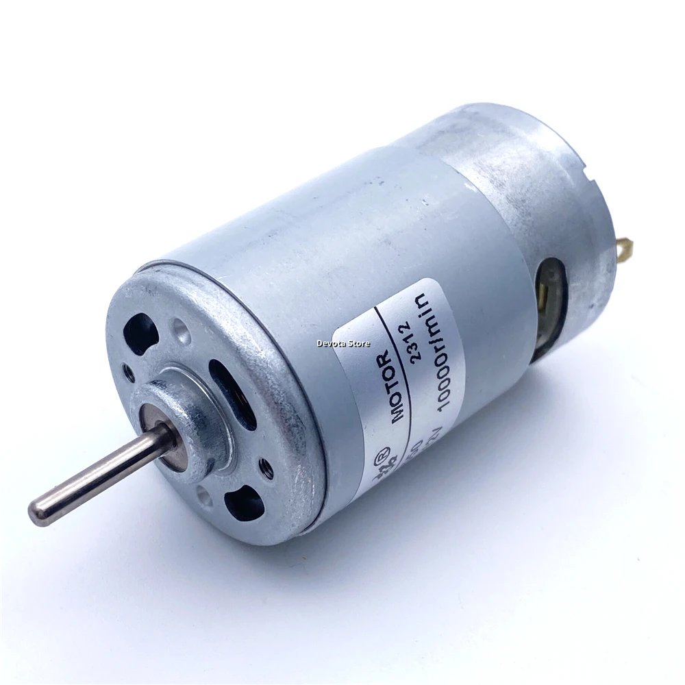 R550 BABY CARRIER High Speed DC 6V 12V Motor Long Shaft Toy DIY 5200RPM 18000RPM