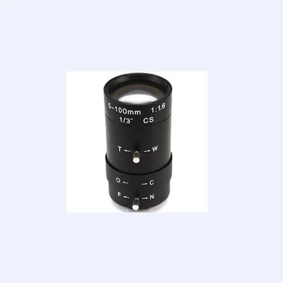 

HD 5-100mm F1.6 1/3" CS Varifocal Manual Iris Lens for CCTV Surveillance Security IP Camera SL-0156