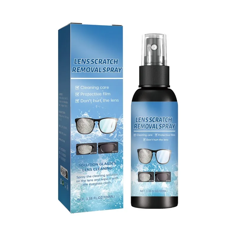 وكيل صيانة العدسات عدسات النظارات غير الواضحة المجددة، إزالة خدوش العدسة الزجاجية 100 مل