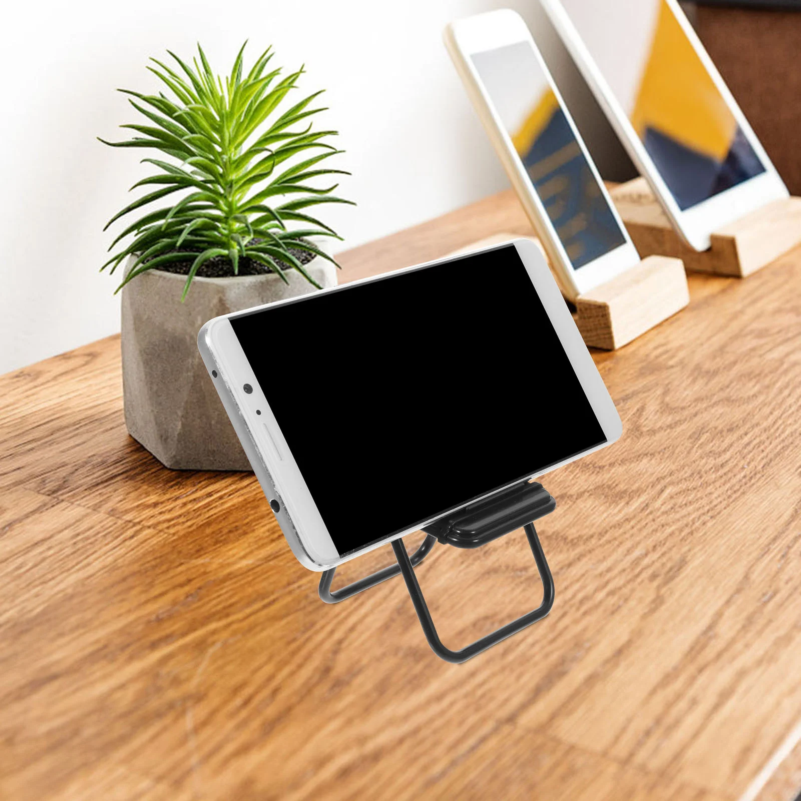 Chair Stand Phone Miniature Mini Foldable Furniture Cell Desktop Desk House Holder Model Tiny Decor Accessories Folding Mobile