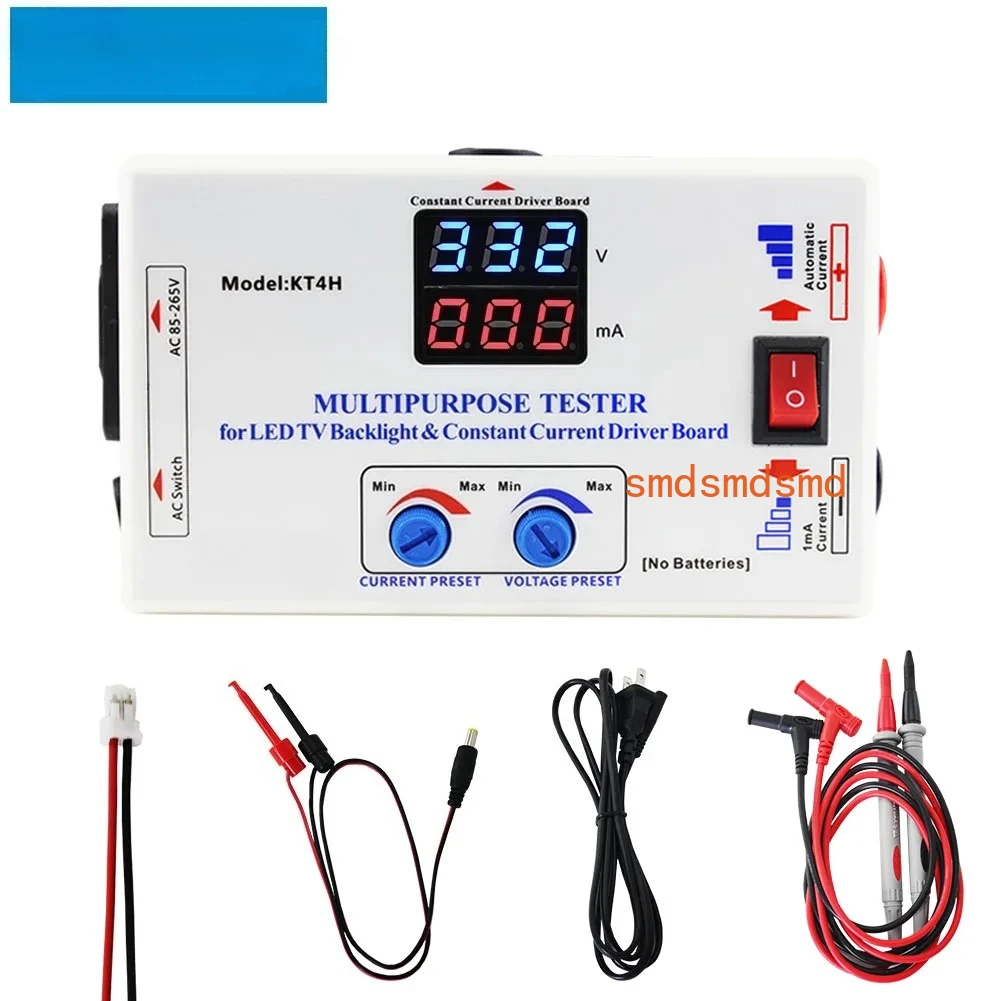 

KT4H 0-330V LED TV Backlight Tester Smart-Fit Manual Voltage Adjustment Constant Current Driver Board Repair LED Bead