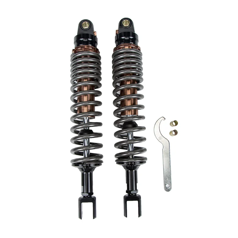 375mm Motorcycle Rear Shock Absorber Universal Suspension Damper for ATV Quad Dirt Bike Scooter Go Kart Replacement