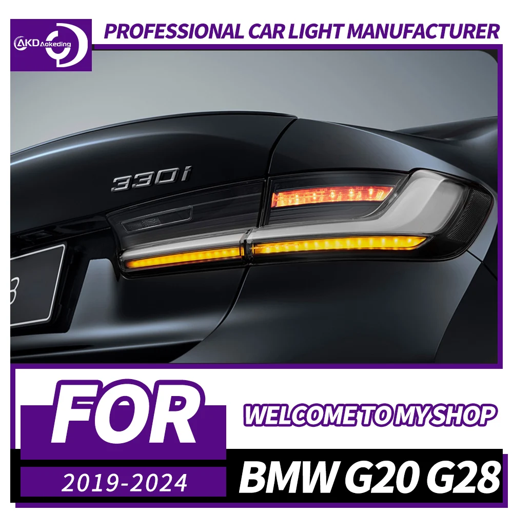 

Автомобильные фары AKD для BMW 3 серии G20 G28 Задний фонарь 2019-2024 Светодиодный проектор Задние фонари Дневные ходовые огни Автомобильные аксессуары