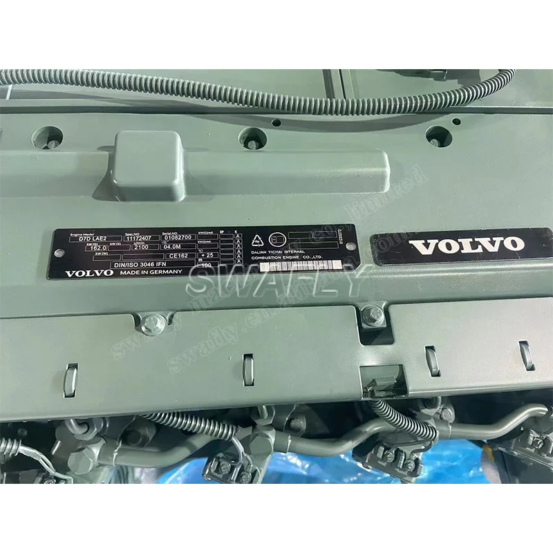 Swafly D7D  Engine 2100RPM 162KW Engine Assembly  for  120E Wheel Loader D7D LAE2