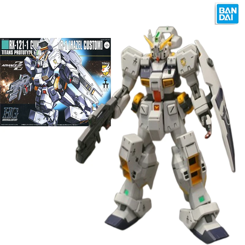 

Original Bandai HGUC 1/144RX-121-1 Gundam TR-1 Hazel modified HAZEL CUSTOM anime character assembly model toy children's gift