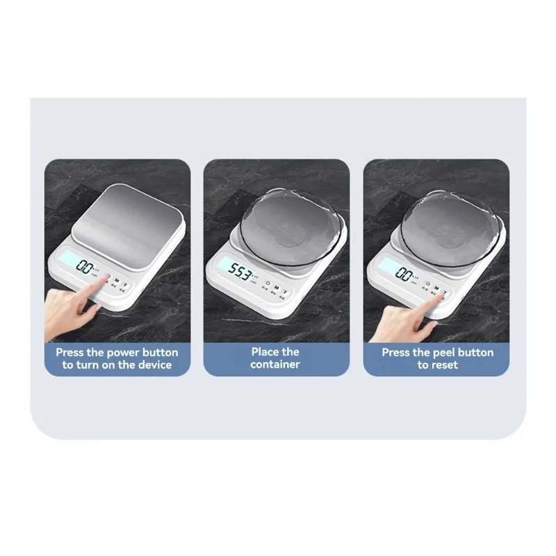 -November For Baking And Cooking Digital For Kitchens Scale- High Precision 3KG/0.1G Compact Food Measurement Tool Design