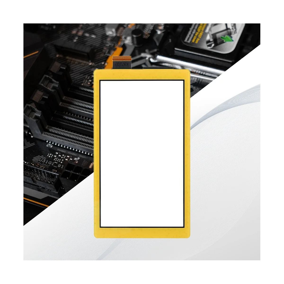 بديل شاشة A57G-Lcd تعمل باللمس لشاشة Switch Lite المتينة لاستبدال شاشة Switch Lite باللون الأصفر